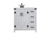 Elegant Decor VF90232GR 32 inch single bathroom vanity in grey