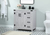 Elegant Decor VF90232GR 32 inch single bathroom vanity in grey