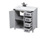 Elegant Decor VF90232GR 32 inch single bathroom vanity in grey