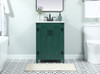 Elegant Decor VF90224MGN 24 inch single bathroom vanity in green Elegant Decor VF90224MGN 24 inch single bathroom vanity in green