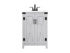 Elegant Decor VF90224GR 24 inch single bathroom vanity in grey