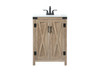 Elegant Decor VF90224NT 24 inch single bathroom vanity in natural oak Elegant Decor VF90224NT 24 inch single bathroom vanity in natural oak