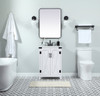 Elegant Decor VF90224WH 24 inch single bathroom vanity in white Elegant Decor VF90224WH 24 inch single bathroom vanity in white