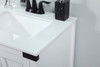 Elegant Decor VF90224WH 24 inch single bathroom vanity in white Elegant Decor VF90224WH 24 inch single bathroom vanity in white
