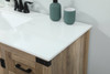 Elegant Decor VF90236NT 36 inch single bathroom vanity in natural oak