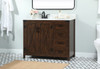 Elegant Decor VF90242EX-BS 42 inch single bathroom vanity in expresso with backsplash
