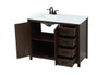 Elegant Decor VF90242EX 42 inch single bathroom vanity in expresso