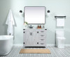 Elegant Decor VF90242GR 42 inch single bathroom vanity in grey