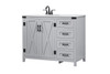 Elegant Decor VF90242GR 42 inch single bathroom vanity in grey