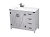 Elegant Decor VF90242GR 42 inch single bathroom vanity in grey