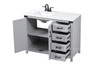 Elegant Decor VF90242GR 42 inch single bathroom vanity in grey