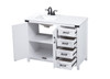 Elegant Decor VF90242WH 42 inch single bathroom vanity in white