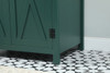Elegant Decor VF90230MGN-BS 30 inch single bathroom vanity in green with backsplash