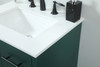 Elegant Decor VF48024MGN 24 inch single bathroom vanity in green Elegant Decor VF48024MGN 24 inch single bathroom vanity in green