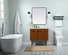 Elegant Decor VF48036MTK 36 inch single bathroom vanity in teak