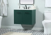Elegant Decor VF48030MGN-BS 30 inch single bathroom vanity in green with backsplash