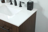 Elegant Decor VF48030MWT 30 inch single bathroom vanity in walnut