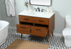 Elegant Decor VF41042MTK 42 inch single bathroom vanity in teak