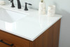 Elegant Decor VF41042MTK 42 inch single bathroom vanity in teak