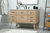 Elegant Decor VF41048MW-BS 48 inch single bathroom vanity in mango wood with backsplash