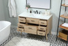 Elegant Decor VF41048MW 48 inch single bathroom vanity in mango wood