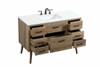 Elegant Decor VF41048NT 48 inch single bathroom vanity in natural oak