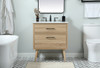 Elegant Decor VF41030MW 30 inch single bathroom vanity in mango wood