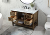 Elegant Decor VF27048DW 48 inch single bathroom vanity in driftwood