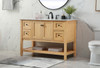 Elegant Decor VF27048NW 48 inch single bathroom vanity in natural wood