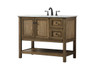 Elegant Decor VF27042DW 42 inch single bathroom vanity in driftwood Elegant Decor VF27042DW 42 inch single bathroom vanity in driftwood