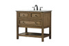 Elegant Decor VF27036DW 36 inch single bathroom vanity in driftwood Elegant Decor VF27036DW 36 inch single bathroom vanity in driftwood