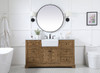 Elegant Decor VF60260GN 60 inch single bathroom vanity in green
