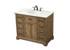 Elegant Decor VF15042DW 42 inch single bathroom vanity in driftwood Elegant Decor VF15042DW 42 inch single bathroom vanity in driftwood