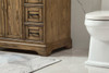 Elegant Decor VF15032DW 32 inch single bathroom vanity in driftwood Elegant Decor VF15032DW 32 inch single bathroom vanity in driftwood