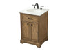 Elegant Decor VF15024DW 24 inch single bathroom vanity in driftwood Elegant Decor VF15024DW 24 inch single bathroom vanity in driftwood