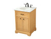 Elegant Decor VF15024NW 24 inch single bathroom vanity in natural wood Elegant Decor VF15024NW 24 inch single bathroom vanity in natural wood