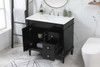 Elegant Decor VF31836BK 36 inch single bathroom vanity in black Elegant Decor VF31836BK 36 inch single bathroom vanity in black