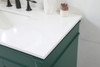 Elegant Decor VF31842GN 42 inch single bathroom vanity in green