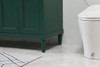 Elegant Decor VF31860GN 60 inch single bathroom vanity in green