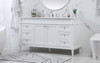 Elegant Decor VF31860WH 60 inch single bathroom vanity in white Elegant Decor VF31860WH 60 inch single bathroom vanity in white