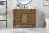 Elegant Decor VF12542DW 42 inch single bathroom vanity in driftwood