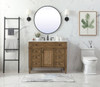 Elegant Decor VF12542DW 42 inch single bathroom vanity in driftwood