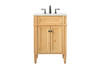 Elegant Decor VF12524NW 24 inch single bathroom vanity in natural wood Elegant Decor VF12524NW 24 inch single bathroom vanity in natural wood