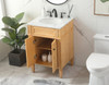 Elegant Decor VF12524NW 24 inch single bathroom vanity in natural wood Elegant Decor VF12524NW 24 inch single bathroom vanity in natural wood