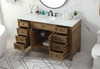 Elegant Decor VF12560DW 60 inch single bathroom vanity in driftwood