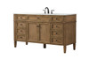 Elegant Decor VF12560DW 60 inch single bathroom vanity in driftwood