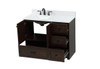 Elegant Decor VF2842EX-BS 42 inch single bathroom vanity in expresso with backsplash