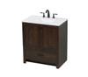 Elegant Decor VF2830EX 30 inch single bathroom vanity in expresso Elegant Decor VF2830EX 30 inch single bathroom vanity in expresso
