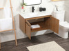 Elegant Decor VF44536WB 36 inch single bathroom vanity in walnut brown Elegant Decor VF44536WB 36 inch single bathroom vanity in walnut brown