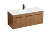 Elegant Decor VF44548WB 48 inch single bathroom vanity in walnut brown
